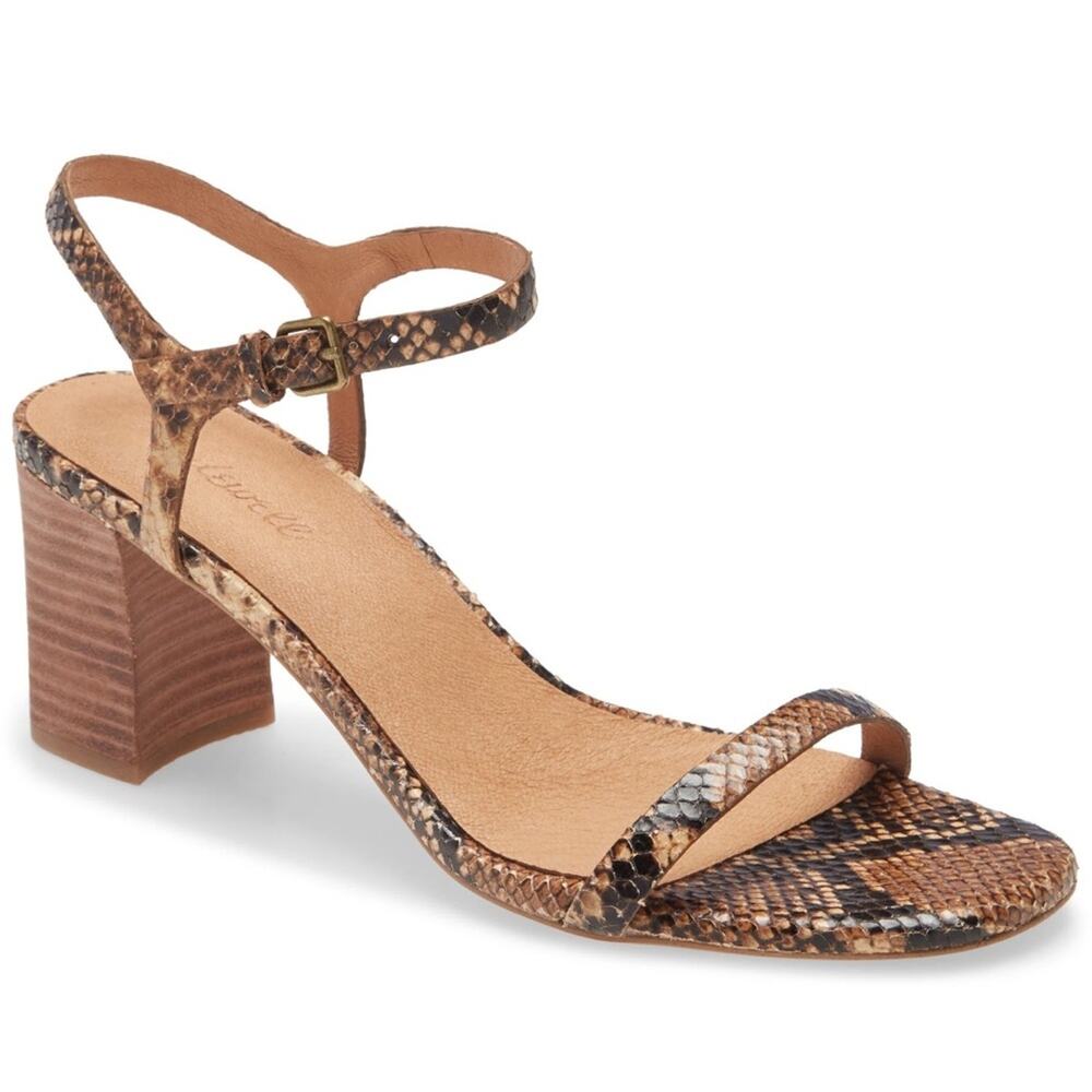 BOGO Madewell Hollie Snake Sandal New $120